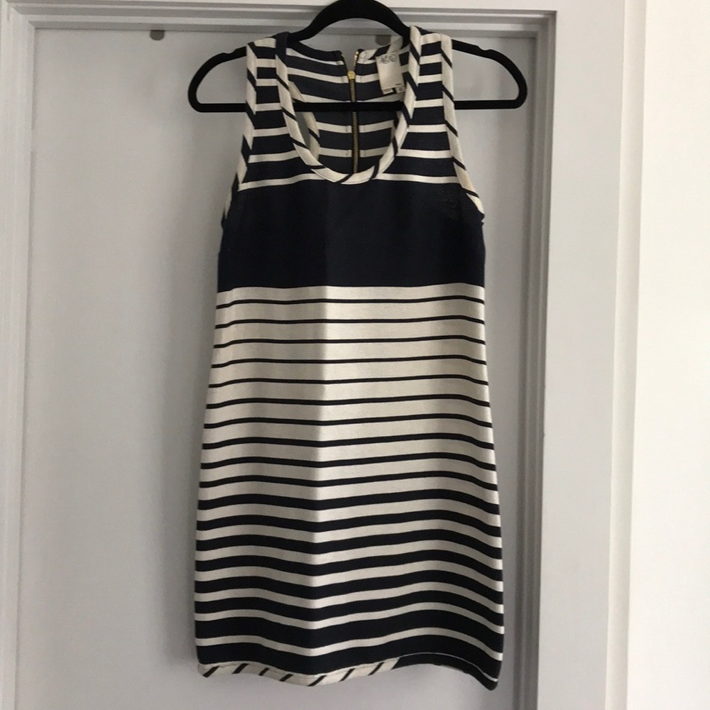 Summer navy stripe dress